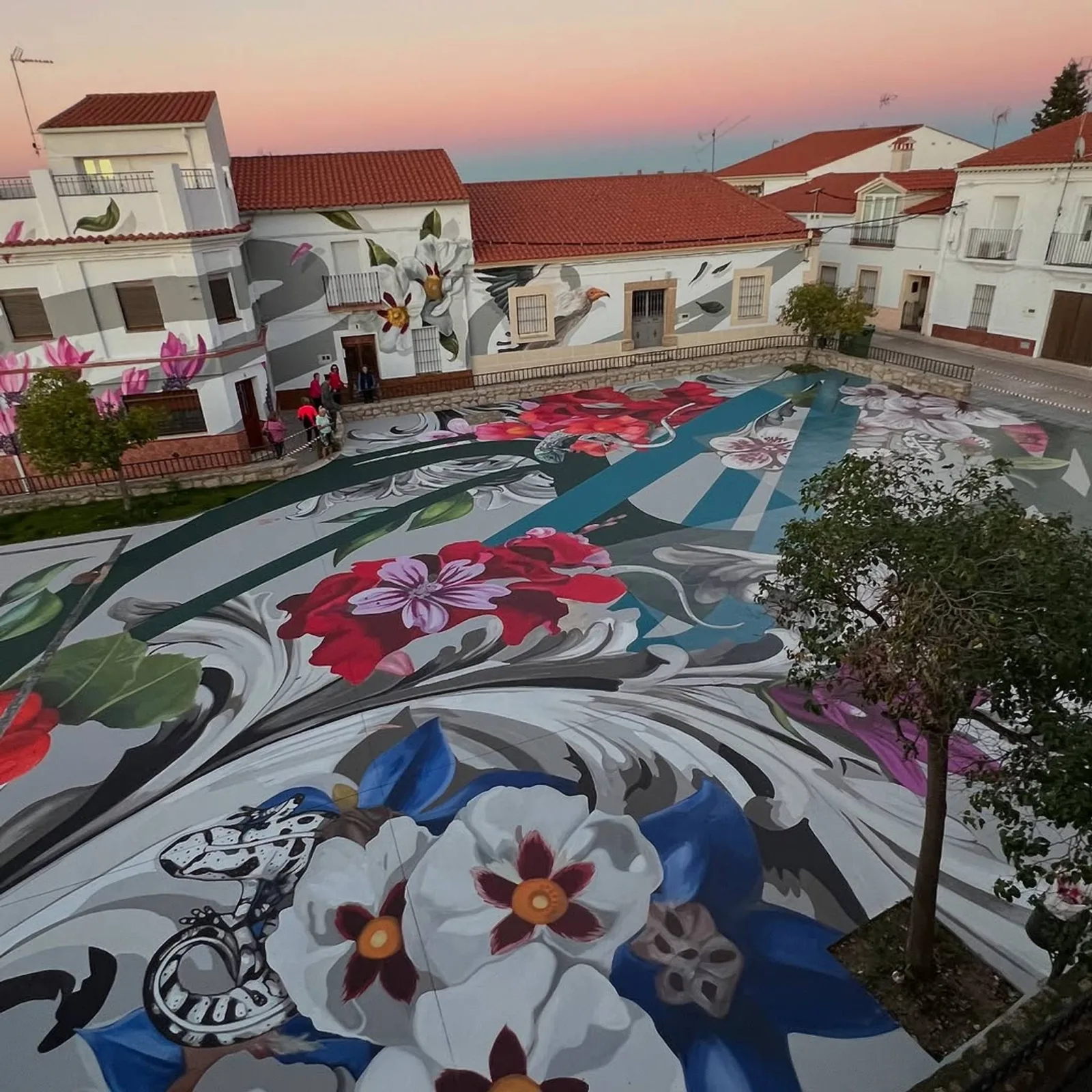 Parada de Salorino, pueblo mural